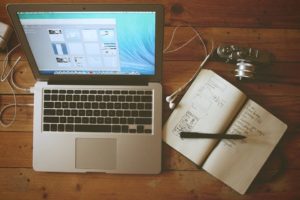 Pepperstorm Media - Work Desk with Laptop
