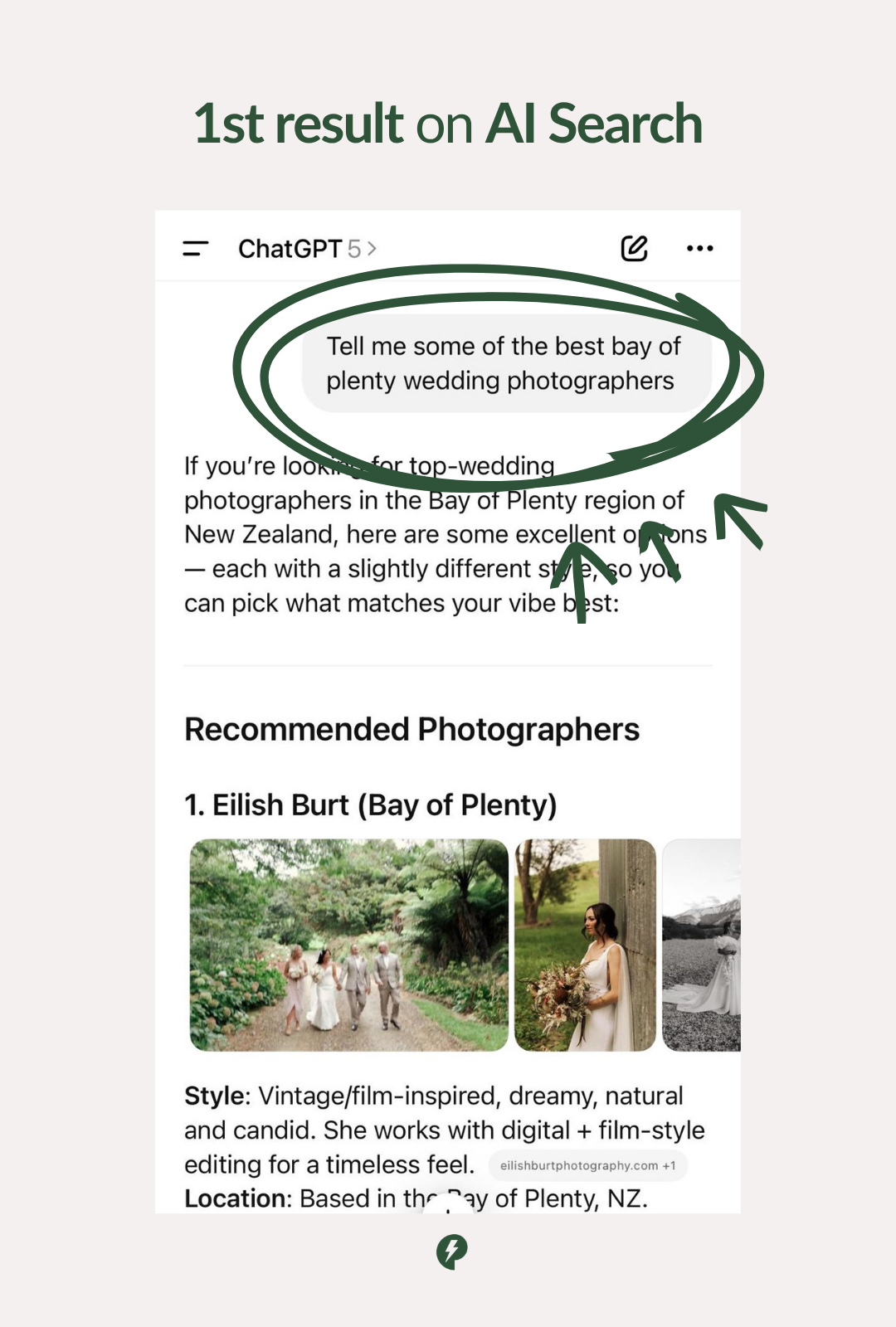 Case Study - Eilish Burt AI Results