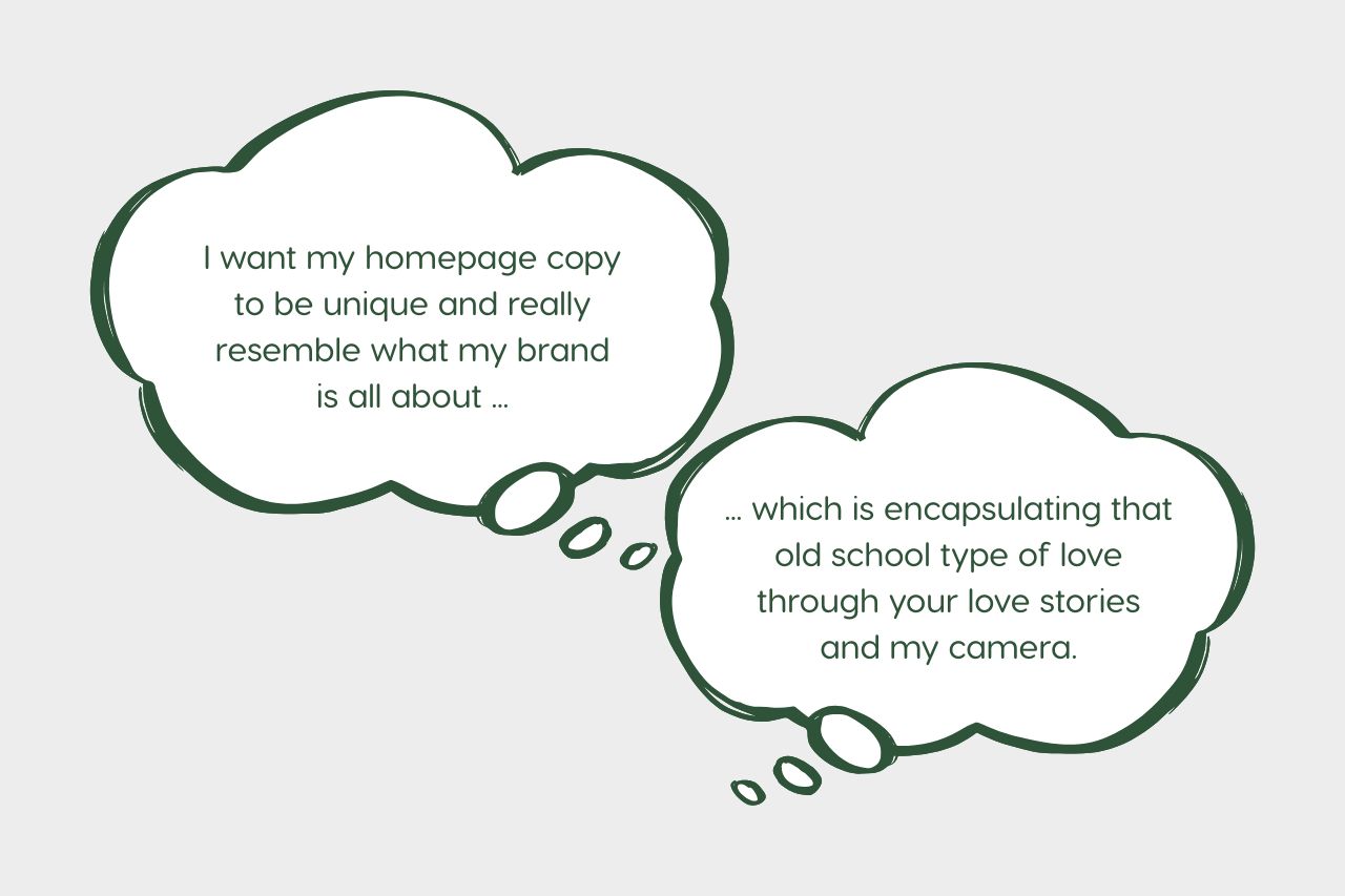 Eilish Burt - Brand Voice Process for Website Copywriting & SEO project