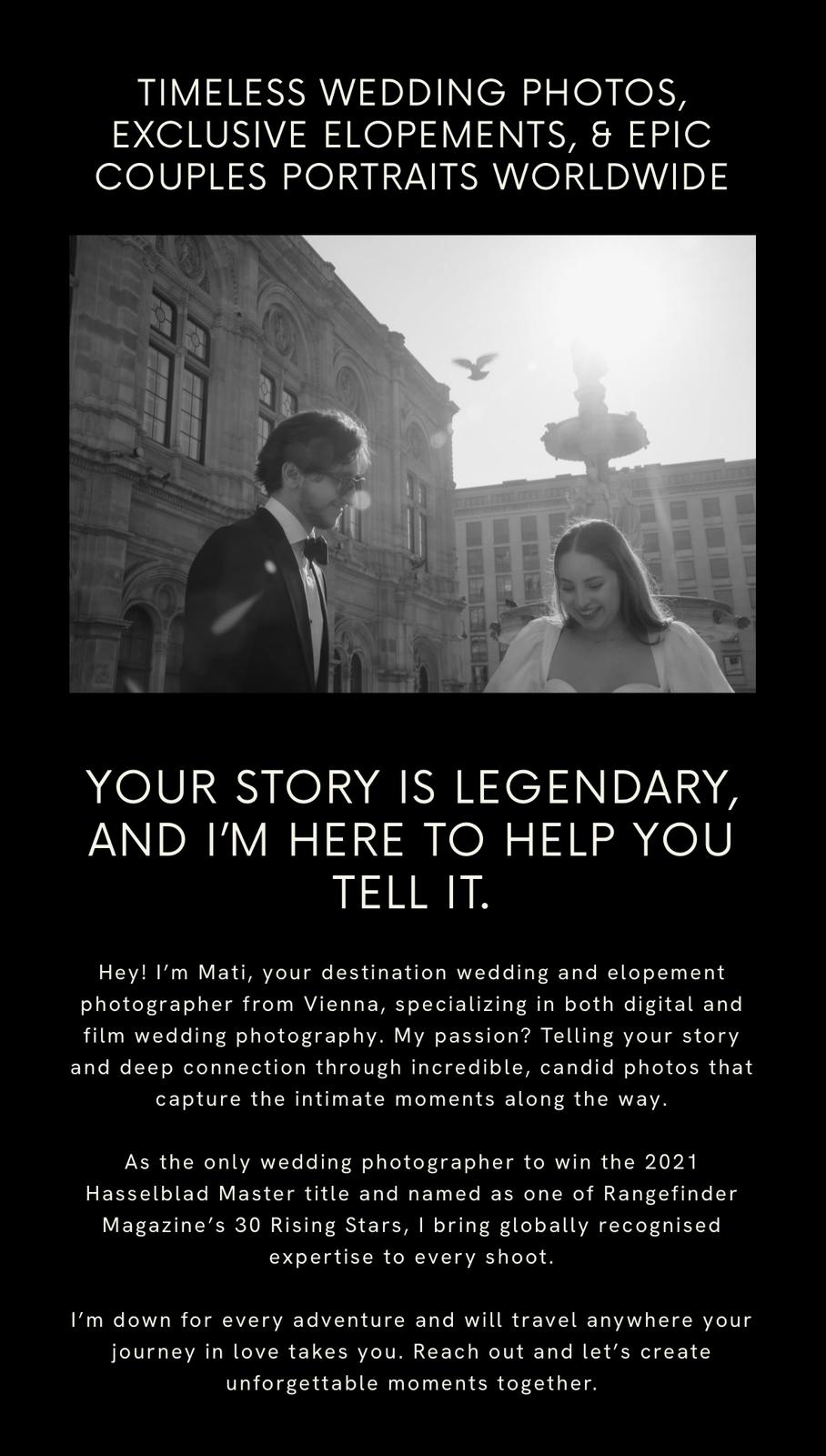 Mati Photography - Website Copywriting, SEO & Blogs - Case Study - About Mati Photography - Website Copywriting, SEO & Blogs - Case Study - About