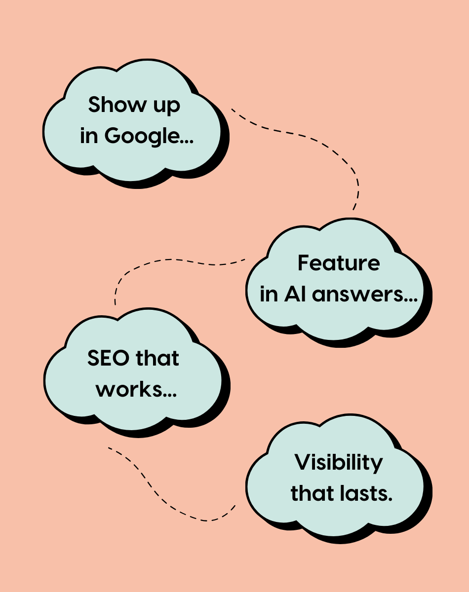 Search Engine Optimisation SEO for websites to rank on Google & AI chatbots Search Engine Optimisation SEO for websites to rank on Google & AI chatbots such as ChatGPT, Perplexity, Claude
