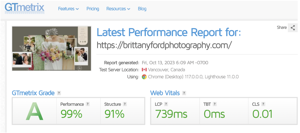 Brittany Ford - SEO + Site Health Report