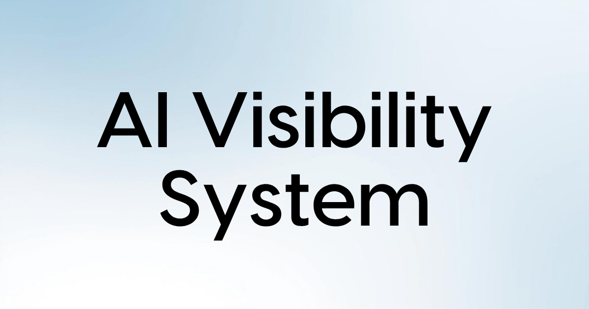AI Visibility System - Pepperstorm AI Visibility System - Pepperstorm