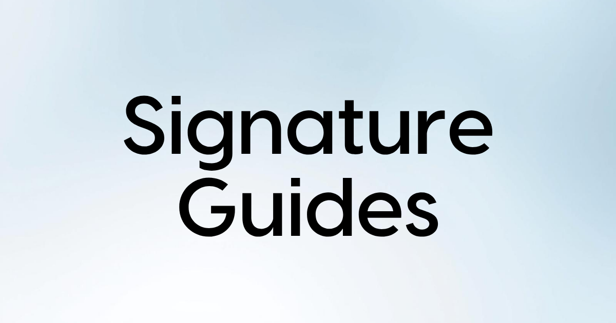 Signature Guides - Pepperstorm Signature Guides - Pepperstorm