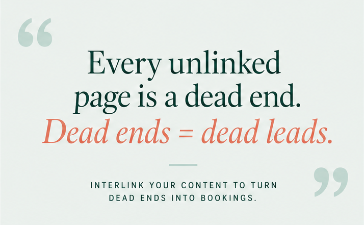 interlink content to fix dead links for better SEO